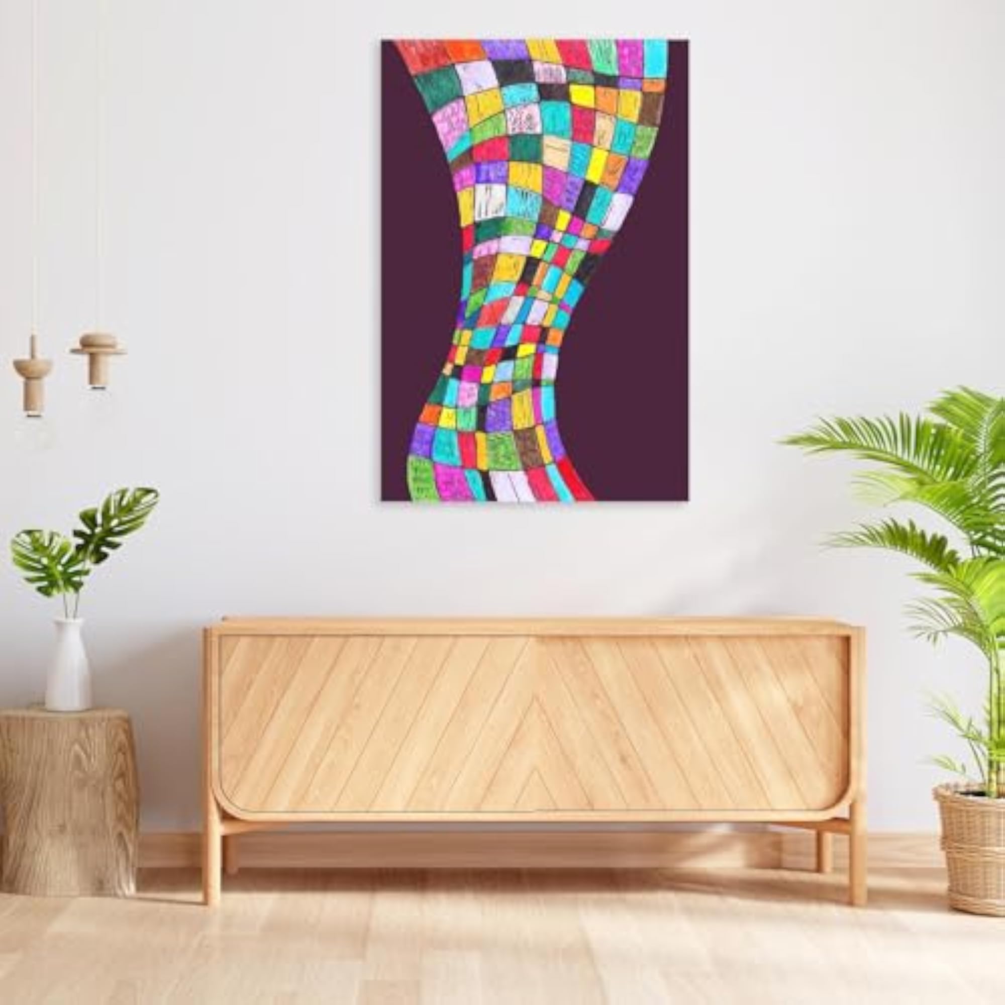Abstract Doodle D1 Peel & Stick Vinyl Wall Sticker for Home Decoration